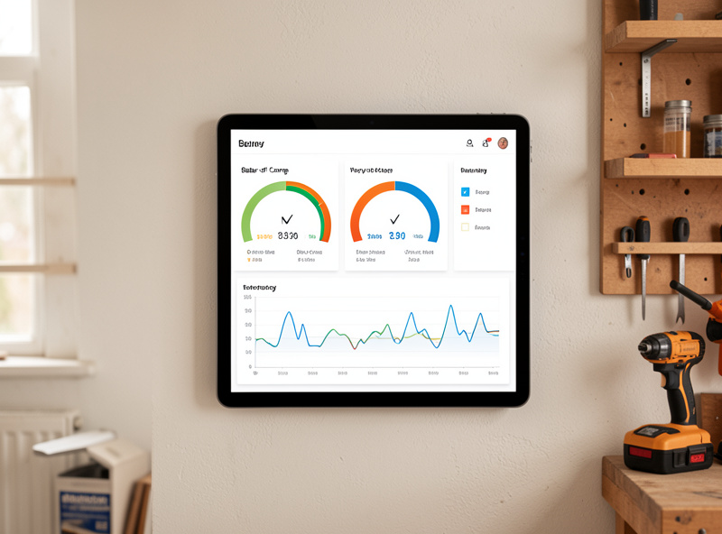 Home Assistant dashboard showing per-cell voltage and state of charge for a multi-chemistry battery bench