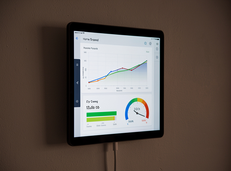 Home energy dashboard showing solar production, EV charging power and battery state of charge
